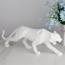 Load image into Gallery viewer, Geometric Black Panther Sculpture