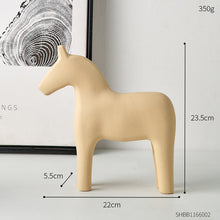 Load image into Gallery viewer, Wooden Dala Horse Sculpture