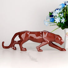 Load image into Gallery viewer, Geometric Black Panther Sculpture