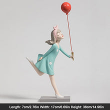 Load image into Gallery viewer, Retro Style Girl With Balloons