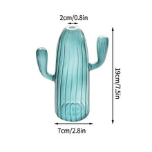 Load image into Gallery viewer, Cactus Glass Vase
