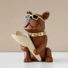 Load image into Gallery viewer, Cool Bulldog Statue Vase