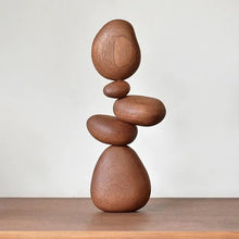 Load image into Gallery viewer, Wooden Magnetic Balance Stones