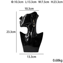 Load image into Gallery viewer, Modern Side Face Ceramic Vase