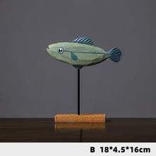 Load image into Gallery viewer, Wooden Aquatic Sculpture