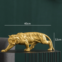 Load image into Gallery viewer, Golden Bull & Bear Statues