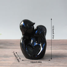 Load image into Gallery viewer, Ceramic Abstract Couple Ornament