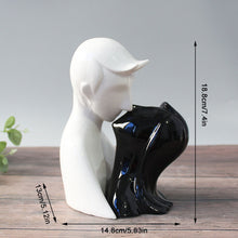 Load image into Gallery viewer, Ceramic Abstract Couple Ornament