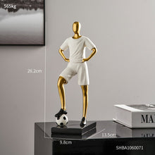 Load image into Gallery viewer, Abstract Football Player Figurine