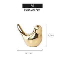 Load image into Gallery viewer, Golden Bird Figurine