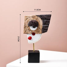 Load image into Gallery viewer, Abstract Face Art Sculpture