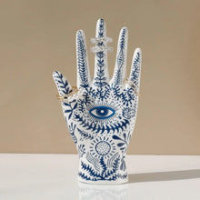 Load image into Gallery viewer, All-Seeing Eye Hand™ Ceramic Jewelry Stand
