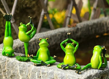 Load image into Gallery viewer, Yoga Frog Figurines
