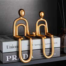 Load image into Gallery viewer, Abstract Paper Clip Decor
