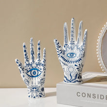 Load image into Gallery viewer, All-Seeing Eye Hand™ Ceramic Jewelry Stand
