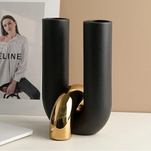 Load image into Gallery viewer, Golden Pause™ Sculptural Vase
