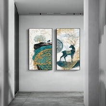 Load image into Gallery viewer, Modern Golden Foil Deer
