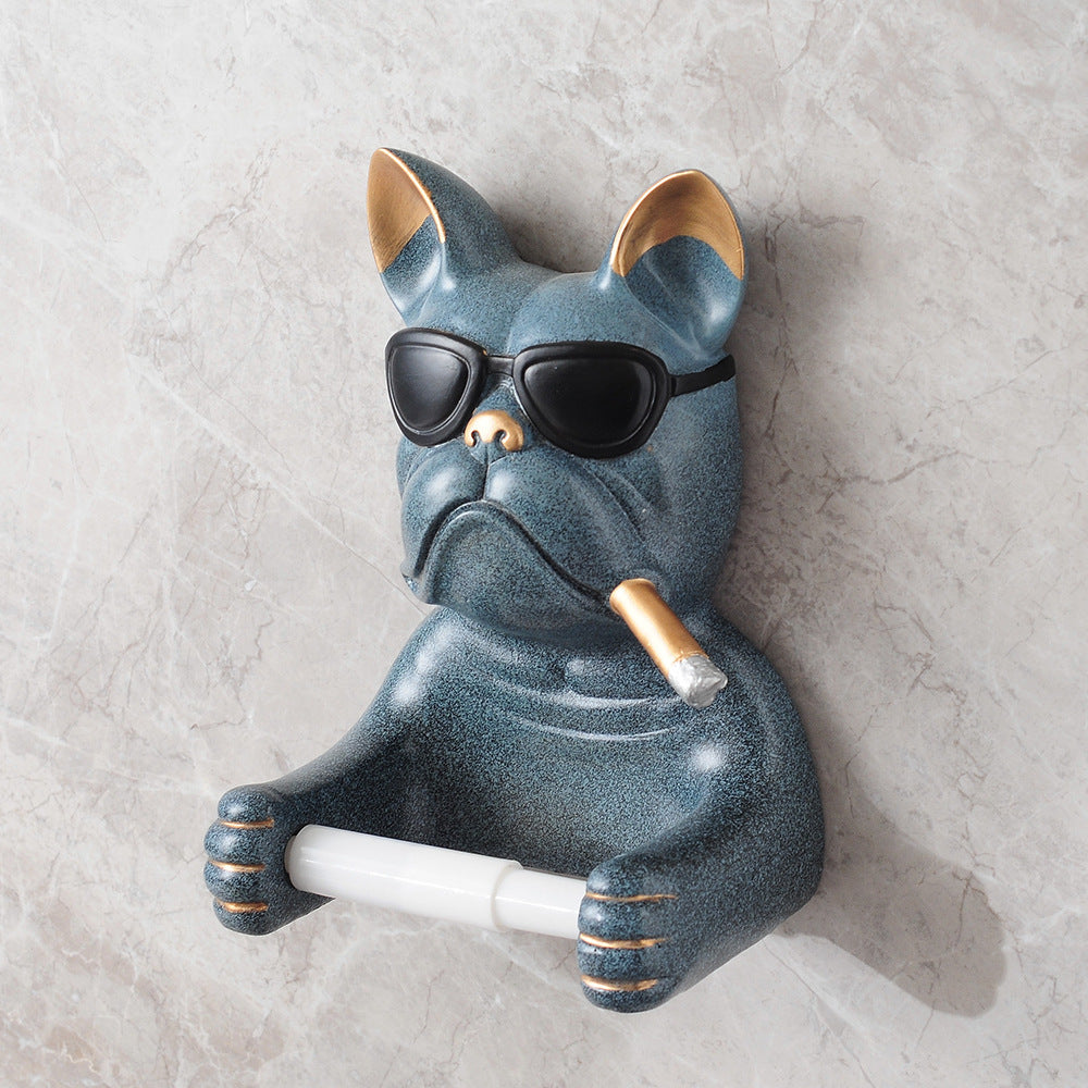 Bulldog Toilet Paper Holder