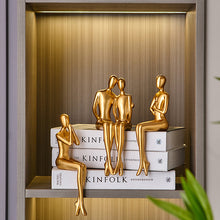 Load image into Gallery viewer, Abstract Golden Lover Decor
