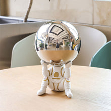 Load image into Gallery viewer, Big Planet Astronaut Sculpture
