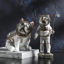 Load image into Gallery viewer, Space Bulldog Astronaut Figurines
