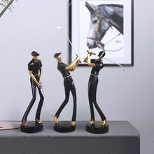 Load image into Gallery viewer, Abstract Golfer figurines
