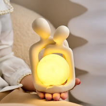 Load image into Gallery viewer, Abstract Lover Table Lamp
