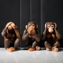 Load image into Gallery viewer, Three Monkeys Ornament
