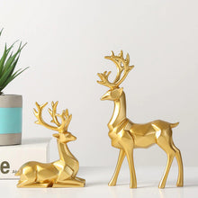 Load image into Gallery viewer, Geometric Reindeer Sculptures
