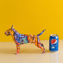 Load image into Gallery viewer, Graffiti Bull Terrier Statuette
