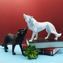 Load image into Gallery viewer, Geometric Wolf Figurines
