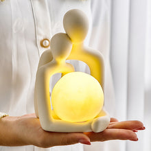 Load image into Gallery viewer, Abstract Lover Table Lamp
