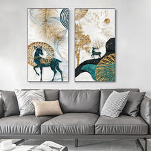 Load image into Gallery viewer, Modern Golden Foil Deer
