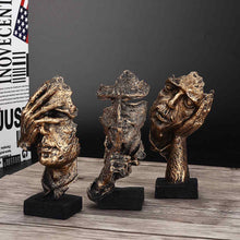 Load image into Gallery viewer, Silence Is Gold Statues
