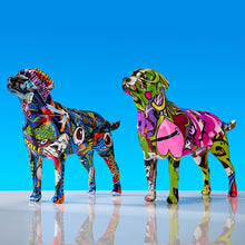 Load image into Gallery viewer, Graffiti Dog Statuette
