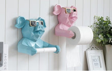 Load image into Gallery viewer, Geometric Animal Toilet Paper Holder
