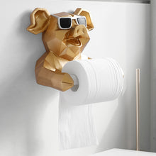 Load image into Gallery viewer, Geometric Animal Toilet Paper Holder
