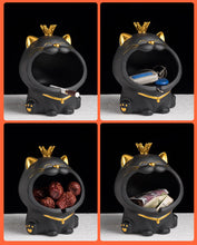 Load image into Gallery viewer, Ceramic Laughing Cat Storage/Astray
