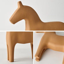 Load image into Gallery viewer, Wooden Minimalist Horse Figurine
