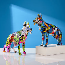 Load image into Gallery viewer, Graffiti Dog Statuette
