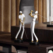 Load image into Gallery viewer, Abstract Golfer figurines
