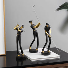 Load image into Gallery viewer, Abstract Golfer figurines
