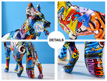 Load image into Gallery viewer, Graffiti Dog Statuette
