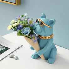 Load image into Gallery viewer, Cool Bulldog Statue Vase
