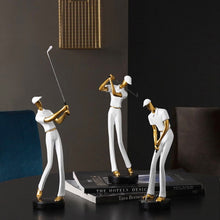 Load image into Gallery viewer, Abstract Golfer figurines
