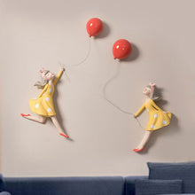 Load image into Gallery viewer, Balloon Girl Wall Decor
