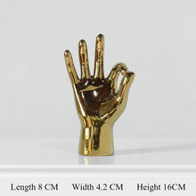 Load image into Gallery viewer, Golden Hand Gesture
