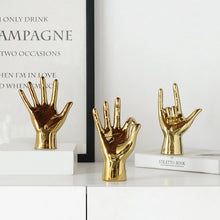 Load image into Gallery viewer, Golden Hand Gesture

