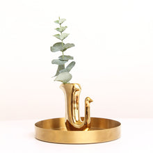 Load image into Gallery viewer, Golden Ceramic abstract Animal Figurines
