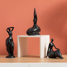 Load image into Gallery viewer, Ceramic Abstract Woman Art Figurine
